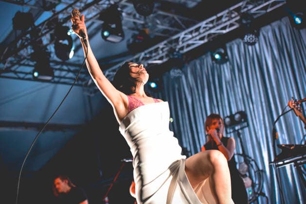 May 7, 2026, Napoli, Italy: Italian singer Claudia Lagona better known by her stage name Levante, performs live at Casa della Musica during her tour Levante dell Amore live 2026. Napoli Italy  - ZUMAs197 20260507_aaa_s197_207 Copyright: xPaolaxVisonex