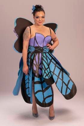 May 07,, 2026 - Denver, Colorado, USA - A model strikes a pose at the 20th Annual Denver Paper Fashion Show. Using only paper to create haute couture, fashion designers created dozens of wearable art designs for this year s show themed Folded in Time. Produced by the One Club for Creativity Denver, the runway show is a fundraiser for Downtown Aurora Visual Arts, which provides after-school arts programs for local youth. Denver USA  - ZUMAce6_ 20260507_zaf_ce6_005 Copyright: xBrianxCahnx