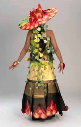 May 07,, 2026 - Denver, Colorado, USA - A model strikes a pose at the 20th Annual Denver Paper Fashion Show. Using only paper to create haute couture, fashion designers created dozens of wearable art designs for this year s show themed Folded in Time. Produced by the One Club for Creativity Denver, the runway show is a fundraiser for Downtown Aurora Visual Arts, which provides after-school arts programs for local youth. Denver USA  - ZUMAce6_ 20260507_zaf_ce6_009 Copyright: xBrianxCahnx