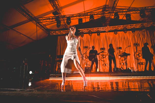 May 7, 2026, Napoli, Italy: Italian singer Claudia Lagona better known by her stage name Levante, performs live at Casa della Musica during her tour Levante dell Amore live 2026. Napoli Italy - ZUMAs197 20260507_aaa_s197_219 Copyright: xPaolaxVisonex