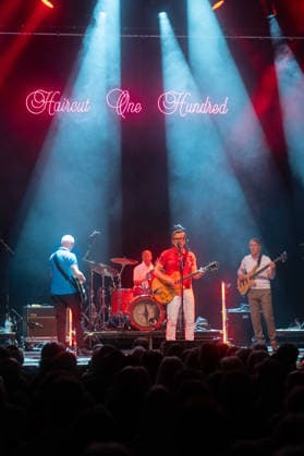 Haircut One Hundred in concert at Cambridge Corn Exchange in Cambridge, UK on 07 May 2026 Graham Jones, Nick Heyward, Blair Cunningham, Les Nemes at Haircut One Hundred in concert at Cambridge Corn Exchange in Cambridge, UK on 07 May 2026, Credit:Stephen Keable Avalon UK, Cambridgeshire, Cambridge, Cambridge Corn Exchange  Copyright: xStephenxKeablex xAvalonx 1097201247