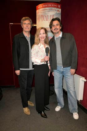 Martin Kochendörfer, Martina Klier and Damiano Michieletto at the premiere of the feature film Vivaldi und ich at Cinema Paris Berlin, 07 05 2026 Foto:xM.xBehrensx xFuturexImagex behrens_6527