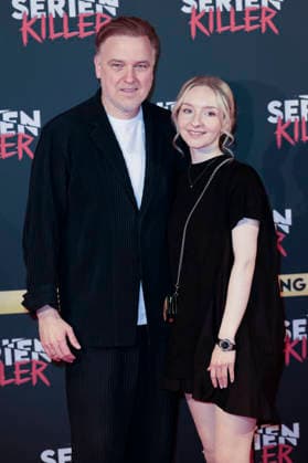 Burkhard Benecken and Lena Marie Benecken at the premiere of Serienkiller Die True Crime exhibition at Oskar Jäger Straße 99 Cologne, 07 05 2026 Foto:xR.xSchmiegeltx xFuturexImagex serienkiller_6530