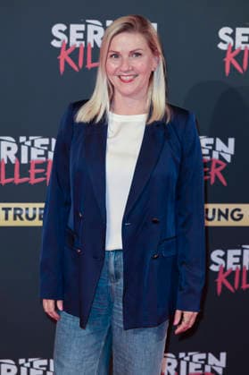 Aleksandra Bechtel at the premiere of Serienkiller Die True Crime exhibition at Oskar Jäger Straße 99 Cologne, 07 05 2026 Foto:xR.xSchmiegeltx xFuturexImagex serienkiller_6533