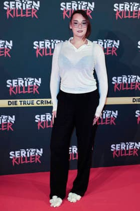 Alex Mariah Peter at the premiere of Serial Killer The True Crime Exhibition at Oskar Jäger Straße 99 Cologne, 07 05 2026 Foto:xR.xSchmiegeltx xFuturexImagex serienkiller_6538