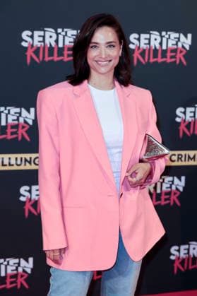 Amira Aly at the premiere of Serial Killer The True Crime Exhibition at Oskar Jäger Straße 99 Cologne, 07 05 2026 Foto:xR.xSchmiegeltx xFuturexImagex serienkiller_6545