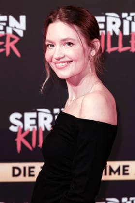 Amrei Haardt at the premiere of Serienkiller Die True Crime exhibition at Oskar Jäger Straße 99 Cologne, 07 05 2026 Foto:xR.xSchmiegeltx xFuturexImagex serienkiller_6564