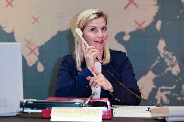 Aleksandra Bechtel at the premiere of Serienkiller Die True Crime exhibition at Oskar Jäger Straße 99 Cologne, 07 05 2026 Foto:xR.xSchmiegeltx xFuturexImagex serienkiller_6601