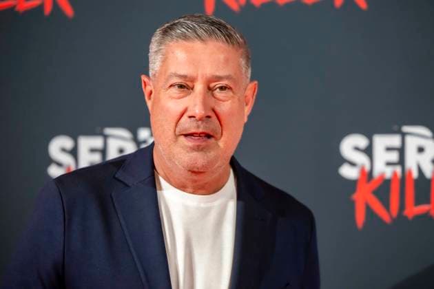 ABB SERIENKILLER Joachim Llambi juror and presenter, guest at the opening of the True Crime exhibition Serien Killer on 07 05 2026 in Cologne Ehrenfeld NRW Germany