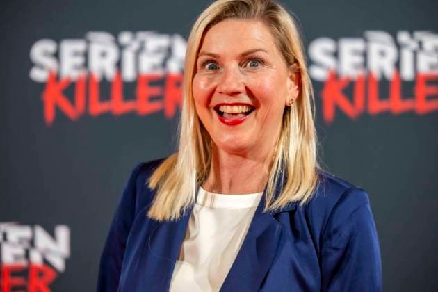 ABB SERIENKILLER Alexsandra Bechtel Moderator at the opening of the True Crime exhibition Serien Killer on 07 05 2026 in Cologne Ehrenfeld NRW Germany