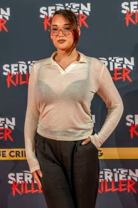 ABB SERIAL KILLER Alex Mariah Peter Content Creator at the opening of the True Crime exhibition Serial Killer on 07 05 2026 in Cologne Ehrenfeld NRW Germany