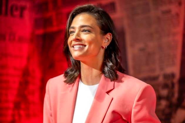 ABB SERIENKILLER Amira Aly presenter at the opening of the True Crime exhibition Serien Killer on 07 05 2026 in Cologne Ehrenfeld NRW Germany