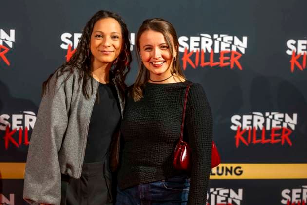 ABB SERIENKILLER Shaolyn Fernandez Julia Wiedemann actresses as guests at the opening of the True Crime exhibition Serial Killer on 07 05 2026 in Cologne Ehrenfeld NRW Germany