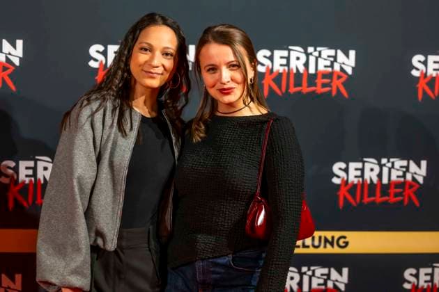 ABB SERIAL KILLER Shaolyn Fernandez Julia Wiedemann Actresses as guests at the opening of the True Crime exhibition Serial Killer on 07 05 2026 in Cologne Ehrenfeld NRW Germany