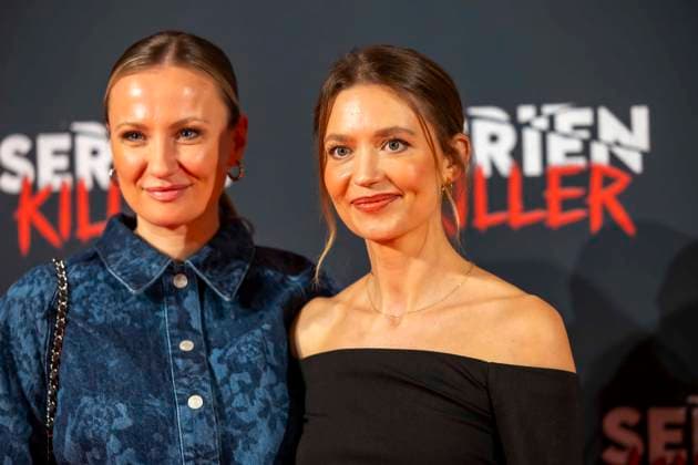 ABB SERIENKILLER Ania Niedieck Amrei Haardt actresses as guests at the opening of the True Crime exhibition Serien Killer on 07 05 2026 in Cologne Ehrenfeld NRW Germany