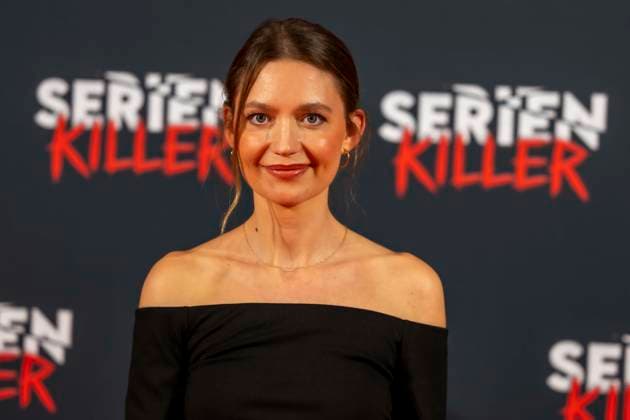 ABB SERIENKILLER Amrei Haardt Actress at the opening of the True Crime exhibition Serial Killer on 07 05 2026 in Cologne Ehrenfeld NRW Germany