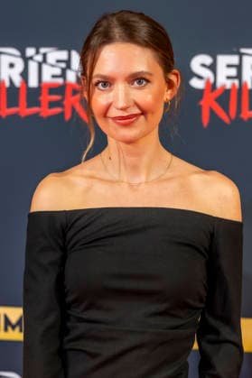 ABB SERIENKILLER Amrei Haardt Actress at the opening of the True Crime exhibition Serial Killer on 07 05 2026 in Cologne Ehrenfeld NRW Germany