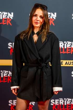 ABB SERIAL KILLER Antonia Kolano Actress at the opening of the True Crime exhibition Serial Killer on 07 05 2026 in Cologne Ehrenfeld NRW Germany