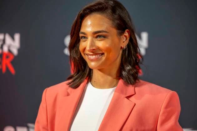 ABB SERIENKILLER Amira Aly presenter at the opening of the True Crime exhibition Serien Killer on 07 05 2026 in Cologne Ehrenfeld NRW Germany