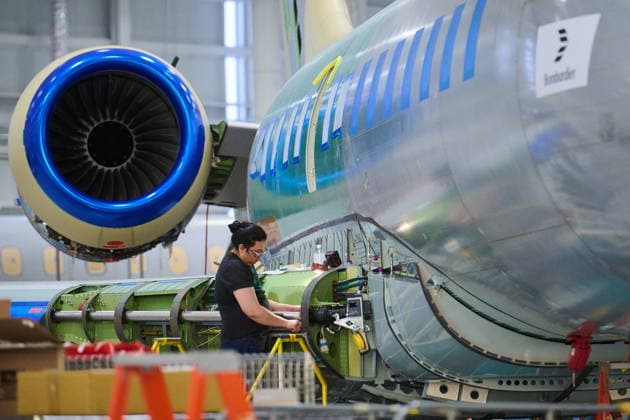 May 8, 2026, Toronto, On, Canada: Jet planes are assembled at Bombardier s aircraft assembly centre in Mississauga, Ont., on Friday, May 8, 2026. Toronto Canada  - ZUMAc35_ 20260508_zaf_c35_035 Copyright: xSammyxKoganx