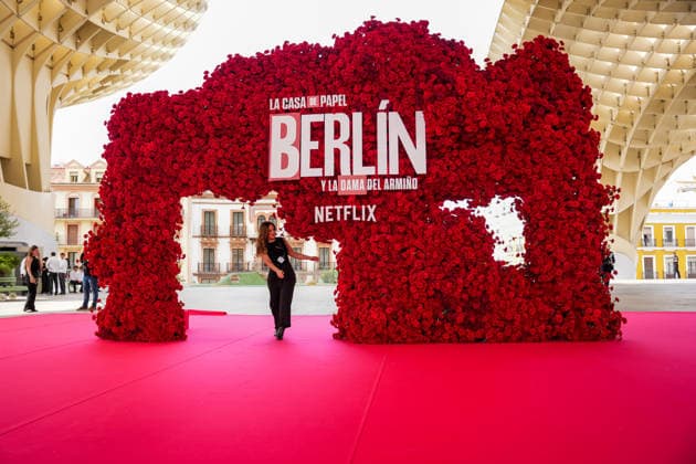 Global Premiere of Berlin and Netflixs La Dama del Armino Photocall of the Global Premiere of Berlin and Netflixs La Dama del Armino A 08 de mayo de 2026, en Sevilla Andalucía, Espana The global premiere of the second season of the spin off of La casa de papel , entitled Berlin and La dama del armino , which takes place this Friday and Saturday, will host several outstanding events in Seville 08 MAY 2026 María José Ló Sevilla Andalucia, Espana Sevilla Andalucia, Espana Espana Spain.  Copyright: xMariaxJosÃ xLopezx 7508933