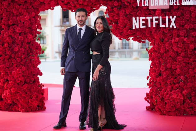 Global Premiere of Berlin and Netflixs La Dama del Armino Former footballer Jesús Navas and his wife Alejandra Moral pose on the red carpet at the Global Premiere of Berlin and Netflixs La Dama del Armino A 08 May 2026, in Seville Andalusia, Spain The global premiere of the second season of the spin off of La casa de papel , titled Berlín y la dama del armino , which takes place this Friday and Saturday, will host several outstanding events in Seville 08 MAY 2026 María José Ló Sevilla Andalucia, Espana Sevilla Andalucia, Espana Espana Spain.  Copyright: xMariaxJosÃ xLopezx 7508960