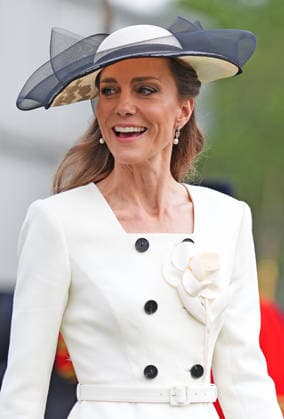 The Prince and Princess of Wales attend a Garden Party The Prince and Princess of Wales attend a Garden Party to celebrate frontline workers from across the United Kingdom, at Buckingham Palace, London, UK, on the 8th May 2026. Picture by Aaron Chown WPA-Pool London Buckingham Palace London United Kingdom  WHA-0817