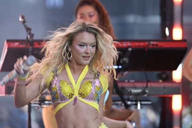 RECORD DATE NOT STATED (NEW) Zara Larsson concert. May 8th, 2026, New YorkCity New York. Zara Larsson is a Swedish singer and song writer. According to Wikipedia, Zara Larsson crafts R&amp;B- and club-influenced dance-pop informed by artists like Beyonce, Rihanna, and Robyn. After winning a Swedish singing competition at the age of eight, Larsson crashed the mainstream in the mid-2010s with a string of Swedish number ones like Lush Life and Never Forget You. She performed today as the first performance of the TODAY SHOW CONCERT SERIES on NBC.& xA;Credit: Victor M. Matos Thenews2& xA;(Foto: Victor M. Matos Thenews2 imago images)  Copyright: xVictorxM.xMatosx