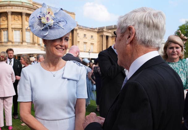 The Prince and Princess of Wales attend a Garden Party The Prince and Princess of Wales attend a Garden Party to celebrate frontline workers from across the United Kingdom, at Buckingham Palace, London, UK, on the 8th May 2026. Picture by Aaron Chown WPA-Pool London Buckingham Palace London United Kingdom  WHA-0817