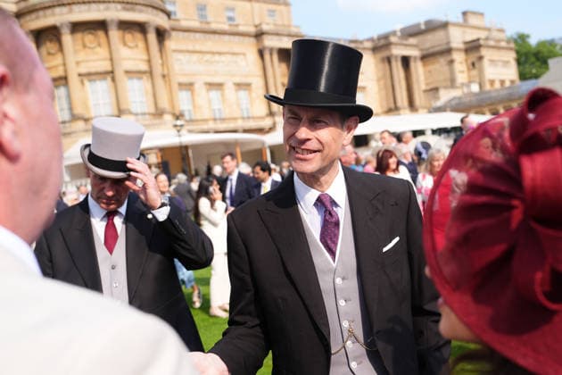 Royal Garden Party at Buckingham Palace The Duke of Edinburgh meets guests during a Royal Garden Party at Buckingham Palace, London, to celebrate frontline workers from across the United Kingdom and recognise the dedication and contribution of those who serve their communities through volunteering, supporting charitable causes and working for emergency services. Picture date: Friday May 8, 2026., Credit:Aaron Chown PA ROTA - B68 Avalon UK, London  Copyright: xAaronxChownx xPAxROTAx-xB68x xAvalonx 1097409765