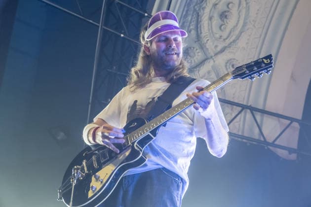 The band Sportfreunde Stiller with Peter Brugger, Florian Weber and Rüdiger Linhof during their concert at Haus Auensee in Leipzig on May 8, 2026 The recordings were made as part of the current 30 wonderful years tour 2026 of the Munich indie rock band Sportfreunde Stiller 2026