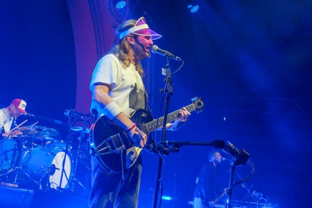 The band Sportfreunde Stiller with Peter Brugger, Florian Weber and Rüdiger Linhof during their concert at Haus Auensee in Leipzig on May 8, 2026 The recordings were made as part of the current 30 wonderful years tour 2026 of the Munich indie rock band Sportfreunde Stiller 2026