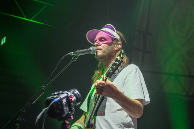 The band Sportfreunde Stiller with Peter Brugger, Florian Weber and Rüdiger Linhof during their concert at Haus Auensee in Leipzig on May 8, 2026 The recordings were made as part of the current 30 wonderful years tour 2026 of the Munich indie rock band Sportfreunde Stiller 2026