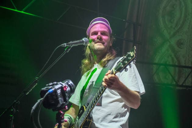 The band Sportfreunde Stiller with Peter Brugger, Florian Weber and Rüdiger Linhof during their concert at Haus Auensee in Leipzig on May 8, 2026 The recordings were made as part of the current 30 wonderful years tour 2026 of the Munich indie rock band Sportfreunde Stiller 2026