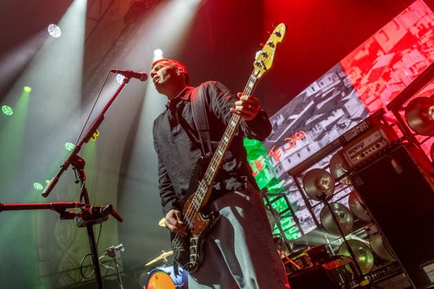 The band Sportfreunde Stiller with Peter Brugger, Florian Weber and Rüdiger Linhof during their concert at Haus Auensee in Leipzig on May 8, 2026 The recordings were made as part of the current 30 wonderful years tour 2026 of the Munich indie rock band Sportfreunde Stiller 2026