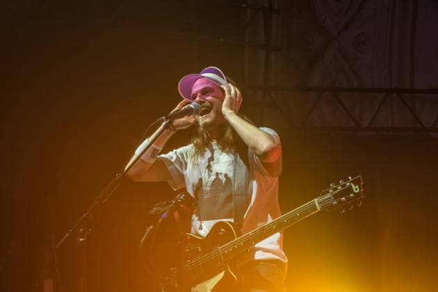 The band Sportfreunde Stiller with Peter Brugger, Florian Weber and Rüdiger Linhof during their concert at Haus Auensee in Leipzig on May 8, 2026 The recordings were made as part of the current 30 wonderful years tour 2026 of the Munich indie rock band Sportfreunde Stiller 2026