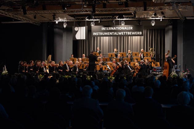 08 05 2026, 61 International Instrumental Competition Markneukirchen, opening symphony concert The Markneukirchen Symphony Orchestra under the direction of Matthias Spindler Markneukirchen Music Hall Saxony Germany