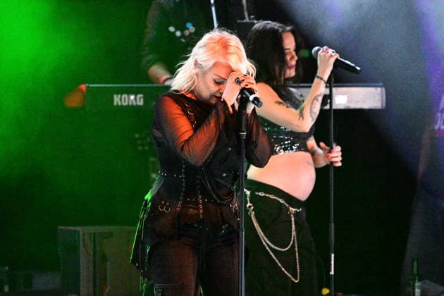 Zagreb, Croatia, 080526. English pop star Kim Wilde held a concert at the Culture Factory. Photo: Ivana Grgic CROPIX Copyright: xxIvanaxGrgicx xCROPIXx kim_wilde13-080526
