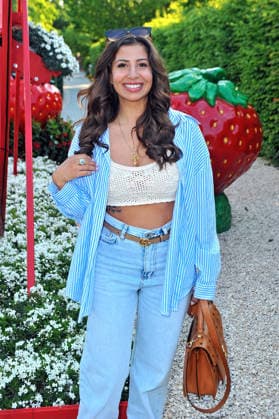 VIP event in the strawberry park Eva Benetatou on the occasion of the VIP event in the strawberry park on 08 05 2026 at the adventure farm Gertrudenhof in Hürth 20260508MWI119946