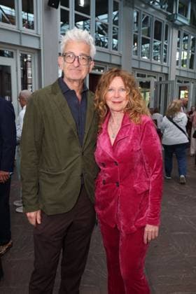 Actor Dominic Raake with colleague Marion Kracht, who is directing this play, premiere party of the comedy 53 Sundays with prominent guests at the Komödie Winterhuder Fährhaus, Hamburg 8 5 2026