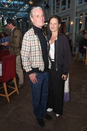 Actress Catrin Striebeck with husband Jonas Landerschier, premiere party of the comedy 53 Sundays with prominent guests at the Komödie Winterhuder Fährhaus, Hamburg 8 5 2026