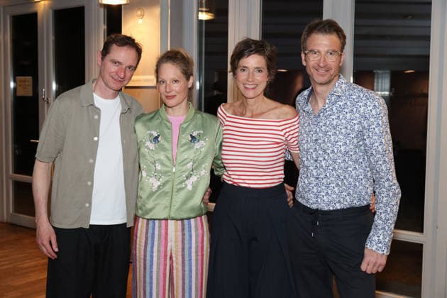 The ensemble at the premiere party Maik Solbach, Tessa Mittelstaedt, Julia Bremermann and Heiko Ruprecht, premiere party of the comedy 53 Sundays with prominent guests at the Komödie Winterhuder Fährhaus, Hamburg 8 5 2026