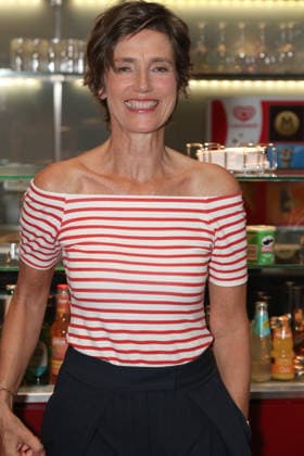 Actress Julia Bremermann at the premiere party of the comedy 53 Sundays with prominent guests at the Komödie Winterhuder Fährhaus, Hamburg 8 5 2026