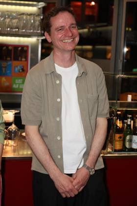 Actor Maik Solbach at the premiere party of the comedy 53 Sundays with prominent guests at the Komödie Winterhuder Fährhaus, Hamburg 8 5 2026
