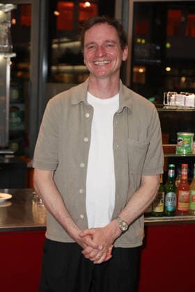 Actor Maik Solbach at the premiere party of the comedy 53 Sundays with prominent guests at the Komödie Winterhuder Fährhaus, Hamburg 8 5 2026