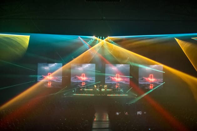 Christopher von Deylen aka Schiller during the opening concert of EUPHORIA In Surround Sound The Arena Tour 2026 on May 9, 2026 at the QUARTERBACK Immobilien ARENA in Leipzig The current tour presents the new album Euphoria with an immersive light and surround show Schiller 2026