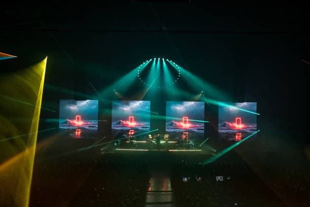 Christopher von Deylen aka Schiller during the opening concert of EUPHORIA In Surround Sound The Arena Tour 2026 on May 9, 2026 at the QUARTERBACK Immobilien ARENA in Leipzig The current tour presents the new album Euphoria with an immersive light and surround show Schiller 2026