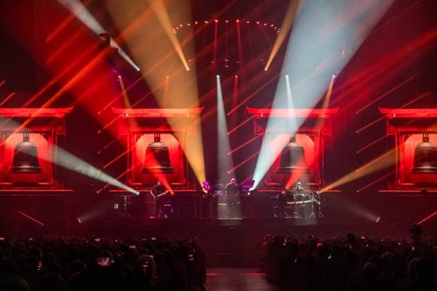 Christopher von Deylen aka Schiller during the opening concert of EUPHORIA In Surround Sound The Arena Tour 2026 on May 9, 2026 at the QUARTERBACK Immobilien ARENA in Leipzig The current tour presents the new album Euphoria with an immersive light and surround show Schiller 2026