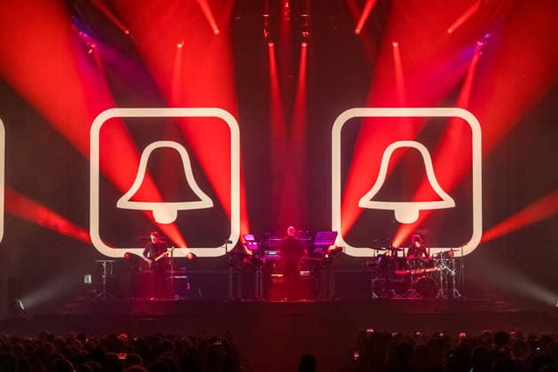 Christopher von Deylen aka Schiller during the opening concert of EUPHORIA In Surround Sound The Arena Tour 2026 on May 9, 2026 at the QUARTERBACK Immobilien ARENA in Leipzig The current tour presents the new album Euphoria with an immersive light and surround show Schiller 2026
