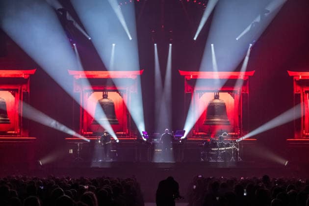 Christopher von Deylen aka Schiller during the opening concert of EUPHORIA In Surround Sound The Arena Tour 2026 on May 9, 2026 at the QUARTERBACK Immobilien ARENA in Leipzig The current tour presents the new album Euphoria with an immersive light and surround show Schiller 2026